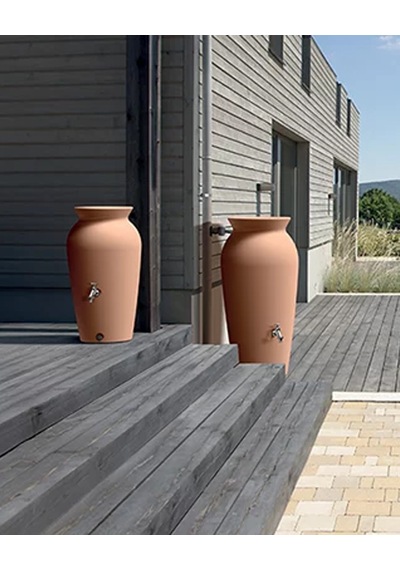 Velcan 120 L Yağmur Suyu Deposu Terracotta