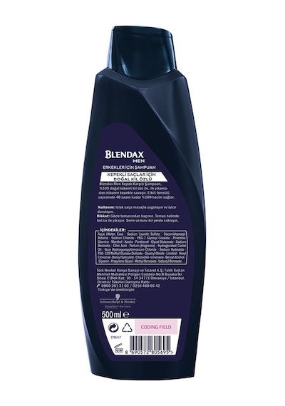 Blendax Erkekler İçin Kepeğe Karşı Etkili 500 Ml