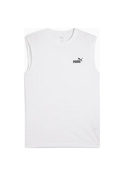 Puma ESS Sleeveless Tee Erkek Beyaz Tişört