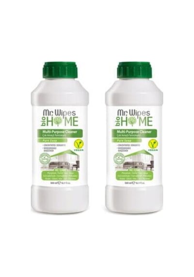 Farmasi Mr.Wipes Konsantre Çok Amaçlı Temizleyici Beyaz Sabun Kokulu 500 Ml. 2'Li Paket Pure