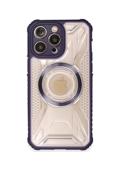 Apple iPhone Uyumlu 14 Pro Max Kılıf Prag Magneticsafe Kapak - Derin Mor Bzsxx00 1