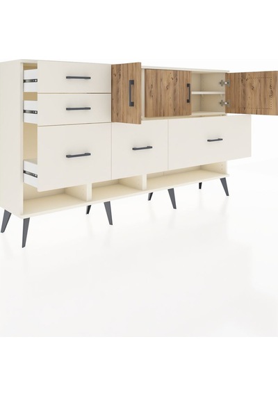 Arges Konsol 3 Raflı 5 Çekmeceli 3 Kapaklı 176x30x99 Aytaşı-çam/aytaşı Atlas Çam/aytası - Aytası Arges Konsol 3 Raflı 5 Çekmeceli 3 Kapaklı 176x30x99 Aytaşı-çam/aytaşı Atlas Çam/aytası - Aytası
