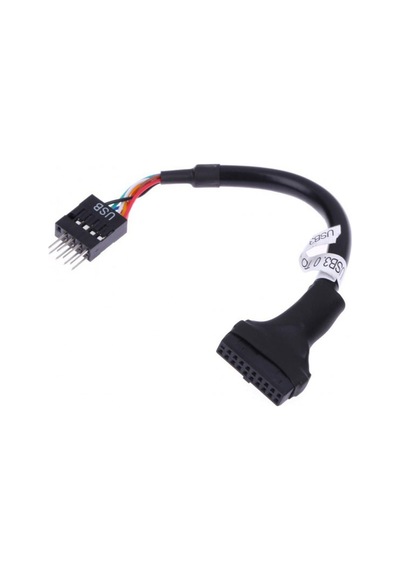9 Pin Usb 2.0 Erkek To19 Pin Usb 3.0 Dişi Çevirici Kablo 15cm