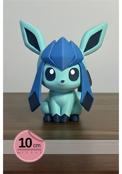 Pokemon Chibi Stili Glaceon Masa Figürü 10cm Pokemon Koleksiyon İçin Figür / Oyuncak