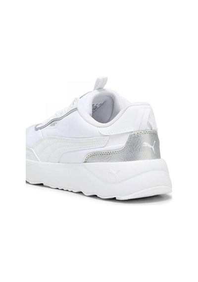 Puma Runtamed Platform Metallics 393375 02 Kadın Yürüyüş Ve Koşu Ayakkabısı Beyaz Gümüş 36-40 001