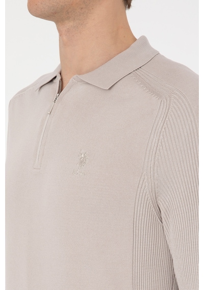 U.s. Polo Assn. Erkek Taş Kazak /triko 50315806-vr049 Taş Rengi