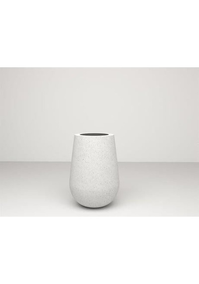 Nuano Consept Zono Serisi Uzun Saksı Beyaz 30x35