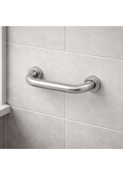 Aqua Bagno Basic Tutunma Barı 30 Cm Paslanmaz Çelik 32 Mm Banyo Engelli Tutamağı Krom