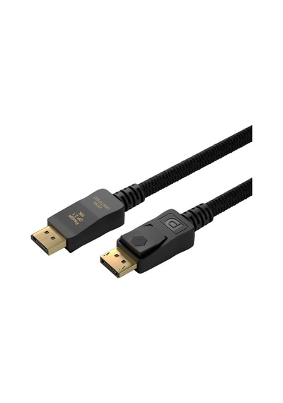 Vesa Sertifikalı Displayport 2.1 Kablo 16k 60hz, 8k 120hz, 8k 60hz, 4k 240hz 2 Metre