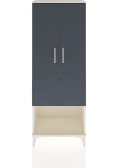 Arges Dolap 2 Raflı 2 Kapaklı Tek Askılı 60x30x163 Aytaşı-ant... Aytaşı