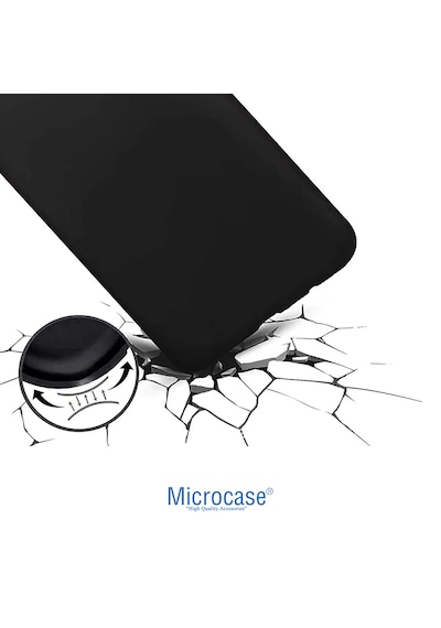 Microcase Vivo V70 Fe 5g İle Uyumlu Elektrocase Silikon Tpu Kılıf - Al3340 Siyah