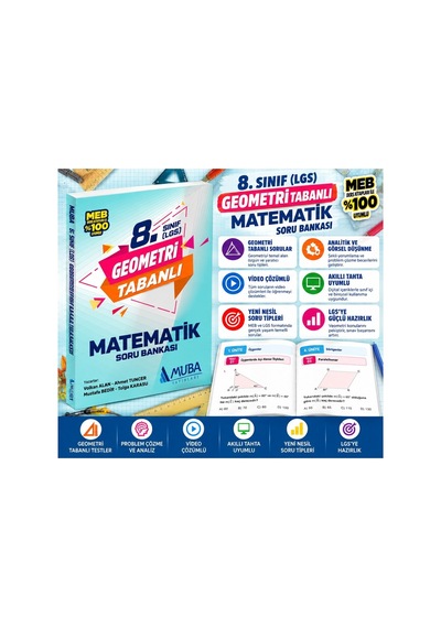 Muba Yayınları Mb8001 Mb 8. Sınıf Matematik Soru Bankası + 08 Sınıf Pusula Sb Matematik 2526 + Muba 08 Sınıf Sb Mutlak Başarı Türkçe Paragraf + Muba 08 Sınıf Sb Geometri Tabanlı Matematik Yeni 2526 Muba Yayınları Mb8001 Mb 8. Sınıf Matematik Soru Bankası + 08 Sınıf Pusula Sb Matematik 2526 + Muba 08 Sınıf Sb Mutlak Başarı Türkçe Paragraf + Muba 08 Sınıf Sb Geometri Tabanlı Matematik Yeni 2526