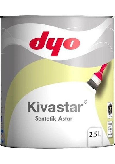 Dyo Kivastar Ahşap Metal Astarı Sentetik Astar 2.5 Lt Diğer