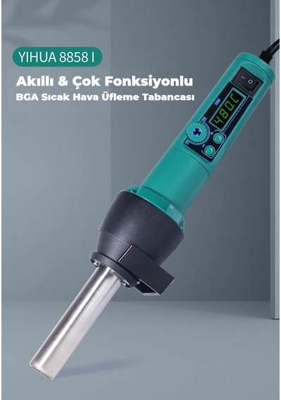 Yıhua-8858-I Isı Ayarlı Sıcak Hava Tabancası