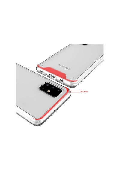 Galaxy A51 Kenarlari Silikon Yüzeyi Sert Seffaf Gard Kilif 566410460
