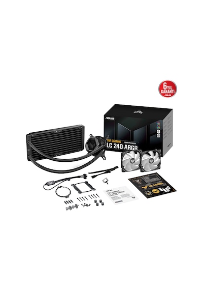 Asus Tuf Gamıng Lc Iı 240 Argb 120mm Fan Sıvı Cpu Soğutucusu