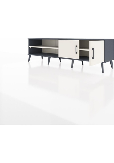 Hyperion Tv Ünitesi 2 Raflı 2 Kapaklı 176x44x51 Antrasit-aytaşı/aytaşı Aytası/aytası Hyperion Tv Ünitesi 2 Raflı 2 Kapaklı 176x44x51 Antrasit-aytaşı/aytaşı Aytası/aytası