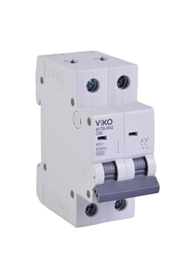 4vtb-2c50 Otomatik Sigorta 4,5ka C Tipi 2 Kutup 50a
