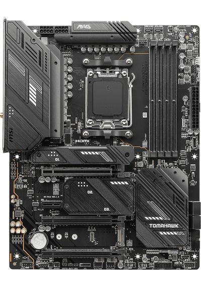 MSI MAG X670E Tomahawk WIFI AMD X670 7800 MHz (OC) DDR5 Soket AM5 ATX Anakart
