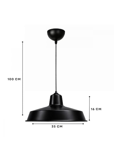 Homing Northe İskandinav Metal Sarkıt Siyah