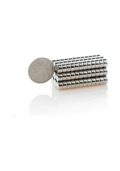 Dünya Magnet 50 Adet 8 X 4 Mm Yuvarlak Güçlü Neodyum Mıknatıs Çap 8 Mm Kalınlık 4 Mm