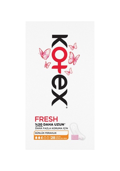 Kotex Günlük Ped Uzun Ekonomik Paket 28 Ped - 6 Adet Tarı