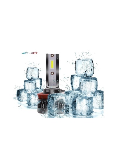 Fesan Titanyum Serisi H7 Mini Led Xenon 6000K Şimşek Etkili Beyaz