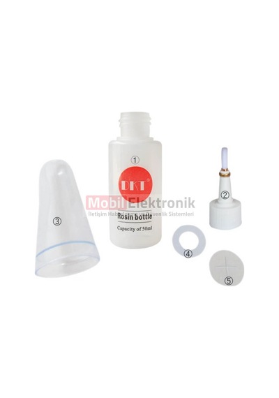 50Ml Fırça Uçlu Sıvı Saklama Şişesi Yağdanlık