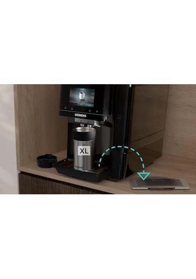 Siemens Tp723e19 Eq700 İaroma Piyano Siyah Tam Otomatik Kahve Makinesi