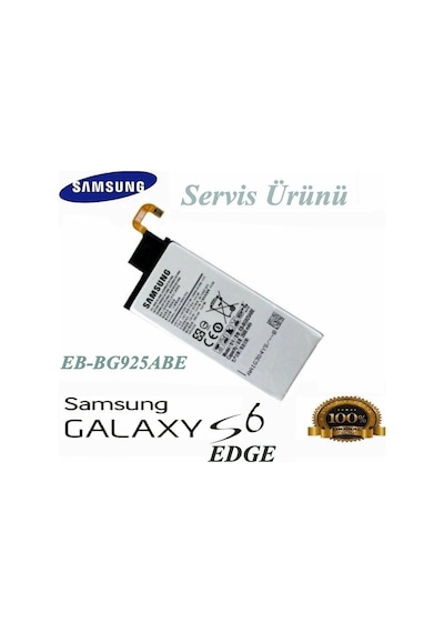 Samsung Uyumlu Galaxy S6 Edge Batarya 2600Mah Eb-Bg925Abe S6...
