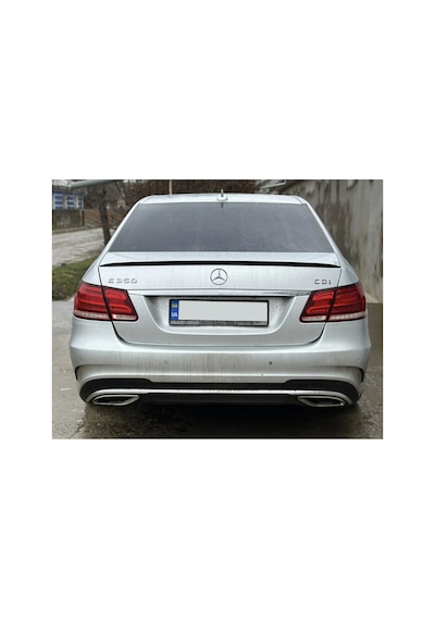 Mercedes W212 E Serisi 2009-2016 Bagaj Spoileri Abs Piano Black Bagaj Üstü Spoiler