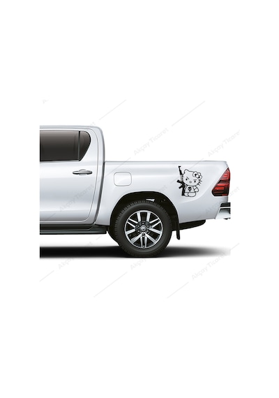 Hello Kitty Sticker Silah Sticker Oto Sticker Arma Sticker