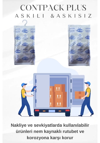 Contpack Askılı Nem Alıcı Rutubet Engelleyici Konteyner K...