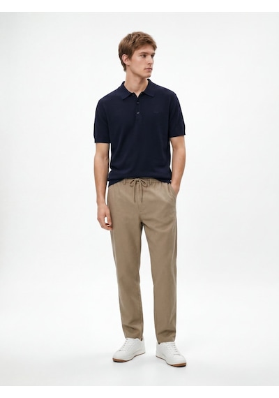 LTB Daralan Paça Basic Bej Pantolon