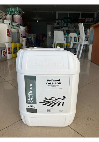 Foliamel Calsibor 20 Lt Bitki Gelişimi Meyve Kalitesi Sıvı Kalsiyum & Bor Gübre 20 KG
