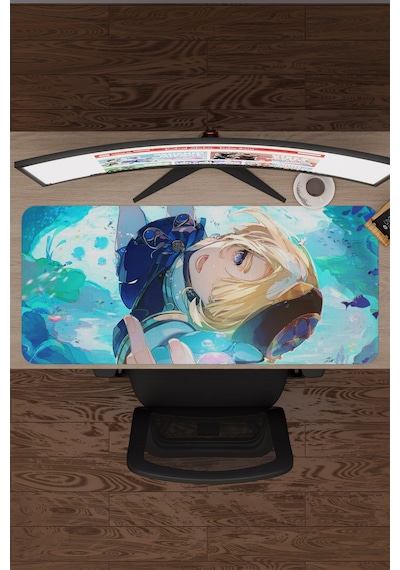 Freminet Genshin Impact Anime Gacha V5 - 90x40 Xxl Gaming Mouse Pad Fare Altlığı