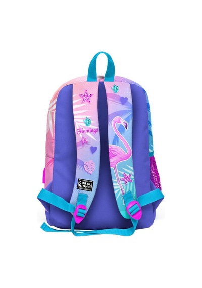 Coral High Kids Flamingo Desenli  Lavanta Pembe Usb'li 2'li Okul Çanta Seti Goset0223805