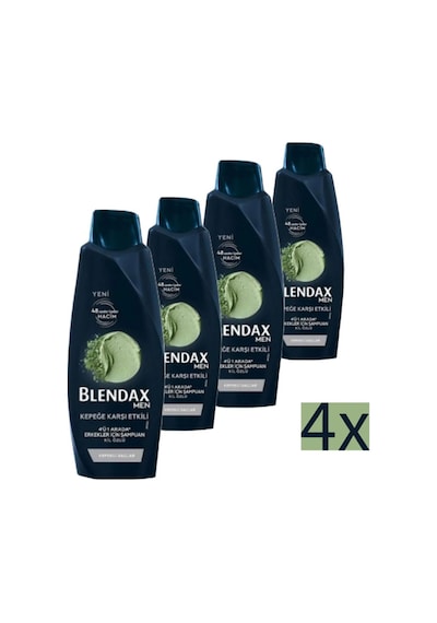 Blendax Men Kepeğe Karşı Etkili Kil Özlü Şampuan 4 x 500 ML