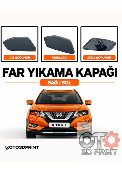 Nissan X-trail T32 Far Yıkama Kapağı Sol
