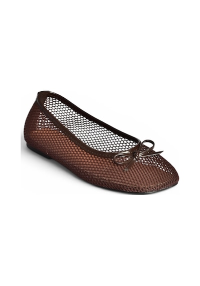 Fox Shoes Y274623315 Kahverengi File Kadın Babet