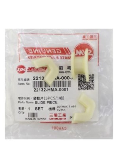 Sym Joymax 250 Ön Varyatör Kızak Kayma Varyatör Tırnağı 3 Lü 22132-hma-000