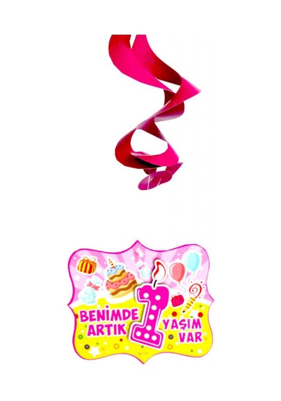 ORTA SÜS ASMALI BENİMDE 1 YAŞIM PEMBE PK:10
