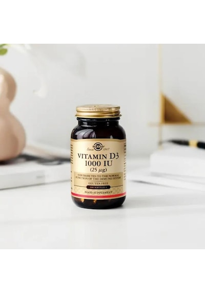 Solgar Vitamin D3 1000 Iu 100 Tablet