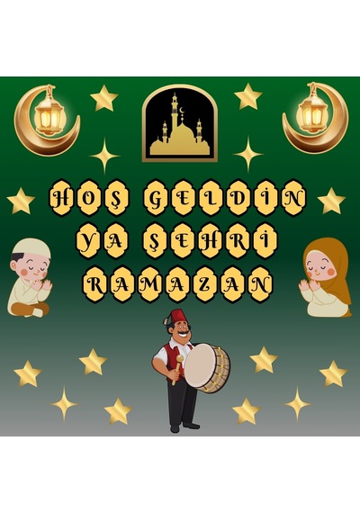 Hoş Geldin Ramazan Pano Süsü 01 7