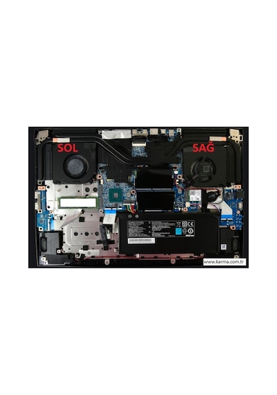 Tongfang Gk7cn6s Gk7cp7s Ther7gk7c6-1412 Eg75070s1-c460-s99 Cpu & Gpu Fanı - Tip-1 / Fan761 87831115