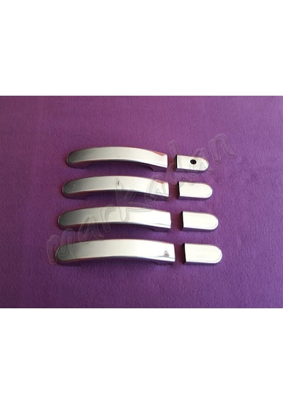 Woc Chrome Ford Fiesta Krom Kapı Kolu 2002-2008 4 Kapı Paslanmaz