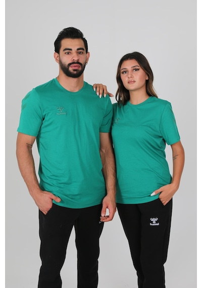 Hummel Armin Pamuklu Antrenman Tişört Yeşil