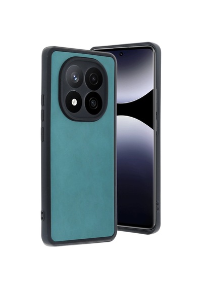 Xiaomi Redmi Note 14 Pro 4g Uyumlu Kılıf Aras Deri Kapak - Açık Yeşil