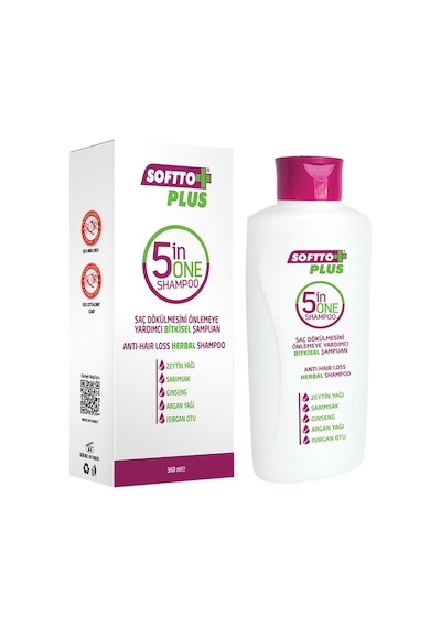 Softto Plus 5 in 1 Şampuan 400 ML