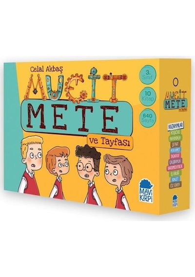 Mucit Mete ve Tayfası Hikaye Seti 10 Kitap 3. Sınıf - Mavi Kirpi Yayınları